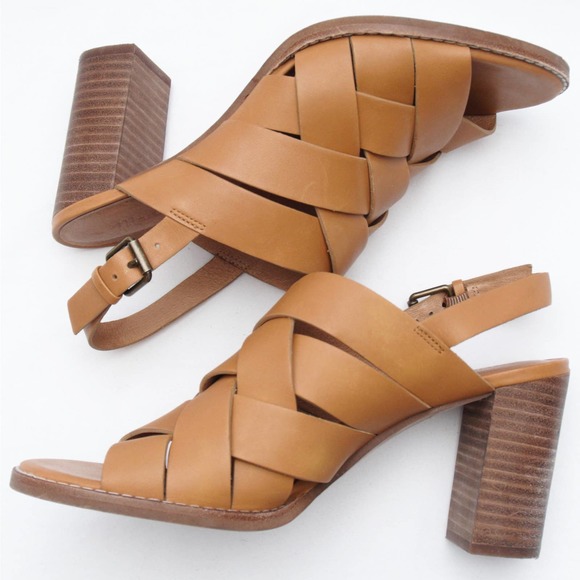 Madewell Cindy Woven Stacked Heel Sandal - Picture 4 of 8